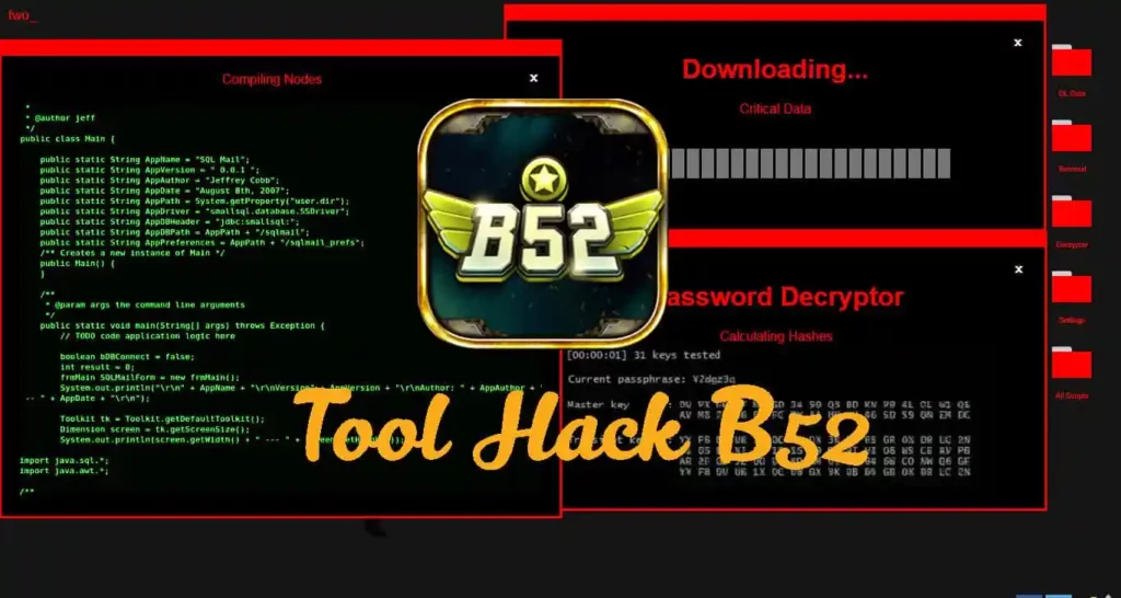 Hack b52 - Công cụ hỗ trợ